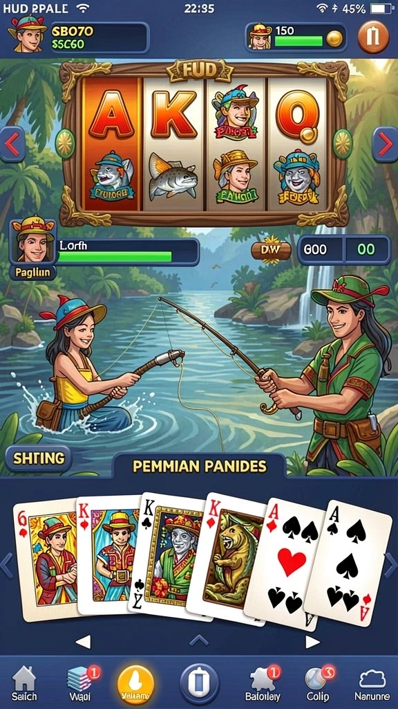 danagame - Tampilan antarmuka yang jelas dan user-friendly.