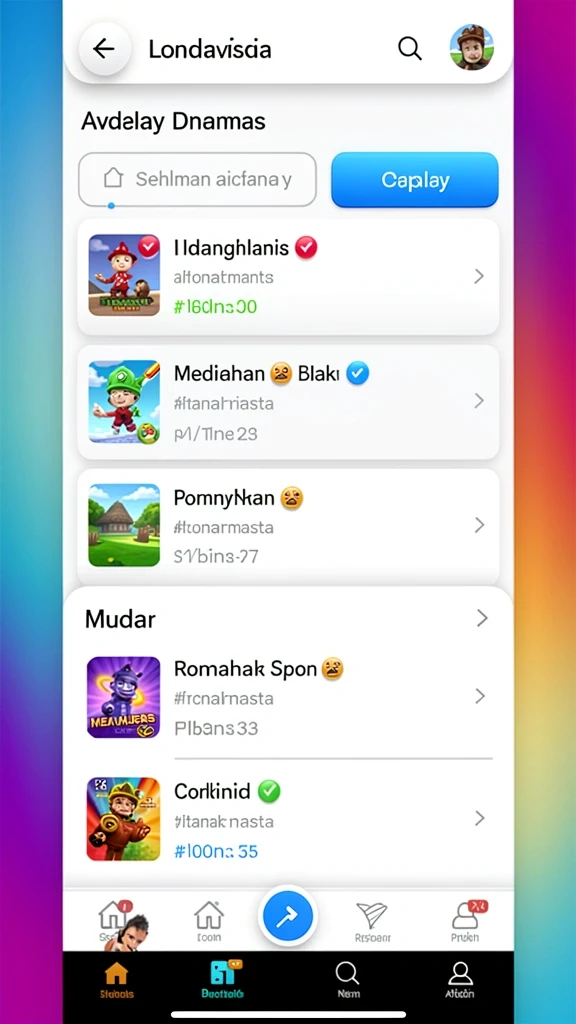 jarum77 - Fitur leaderboard yang menunjukkan peringkat pemain.