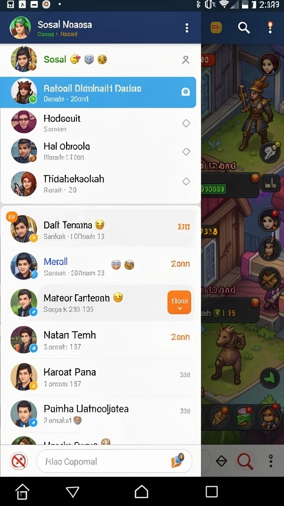 megaidr - Contoh interaksi multiplayer dalam game.