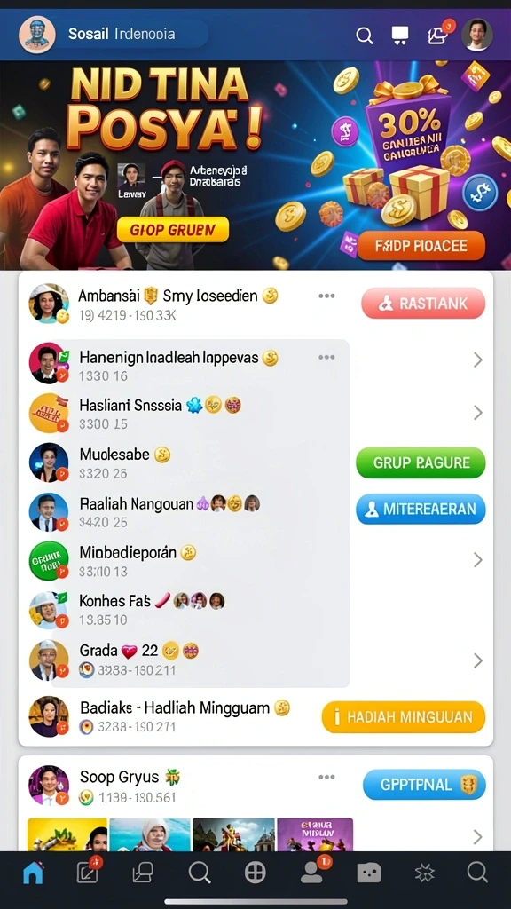 mpoid - Pengguna dapat mengakses berbagai jenis permainan.