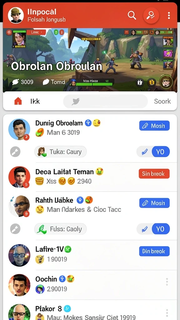 oce69 - Karakter unik dengan desain yang menarik.