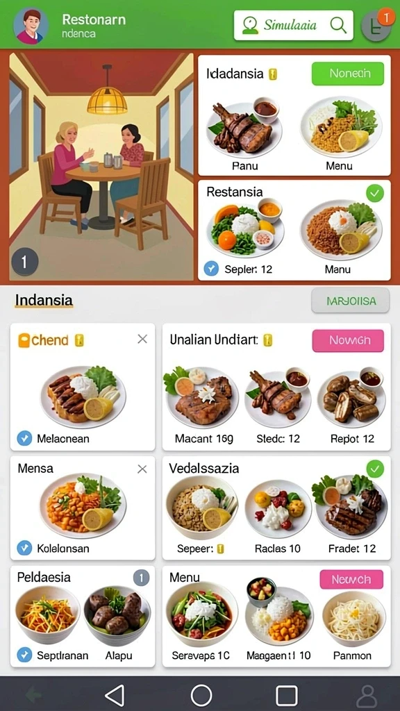 rp8 - Tampilan awal yang menarik dan interaktif.